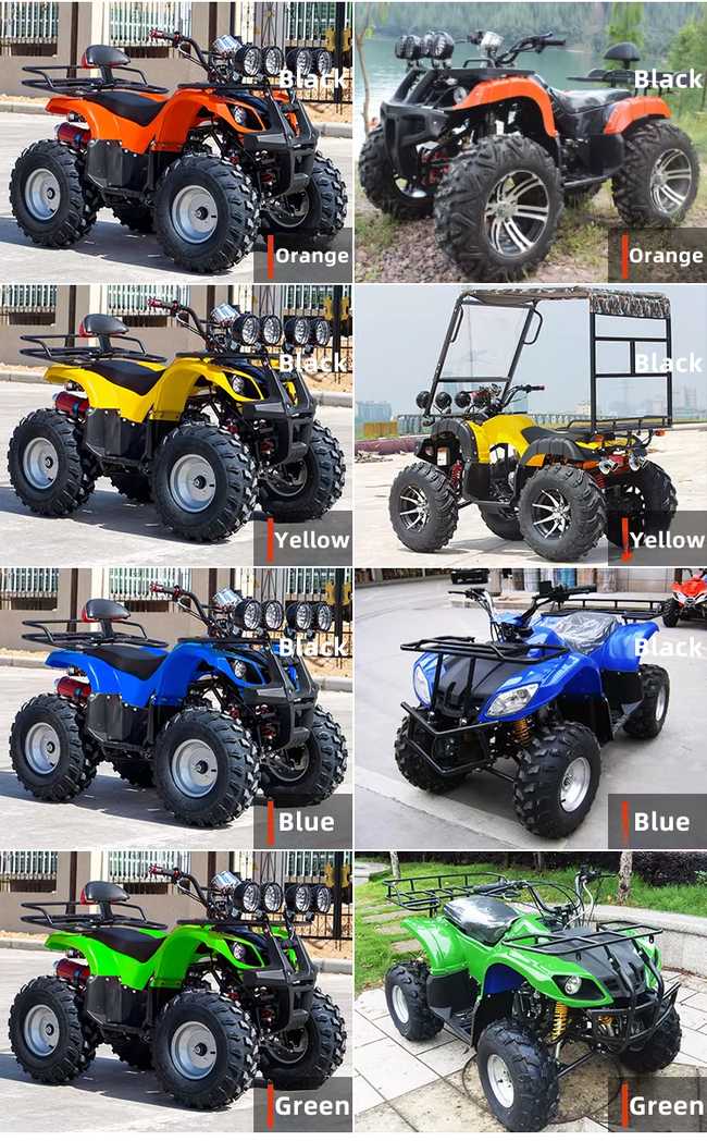 Factory Direct 125cc / 200cc Automatic 4-Stroke Gas Powered ATV